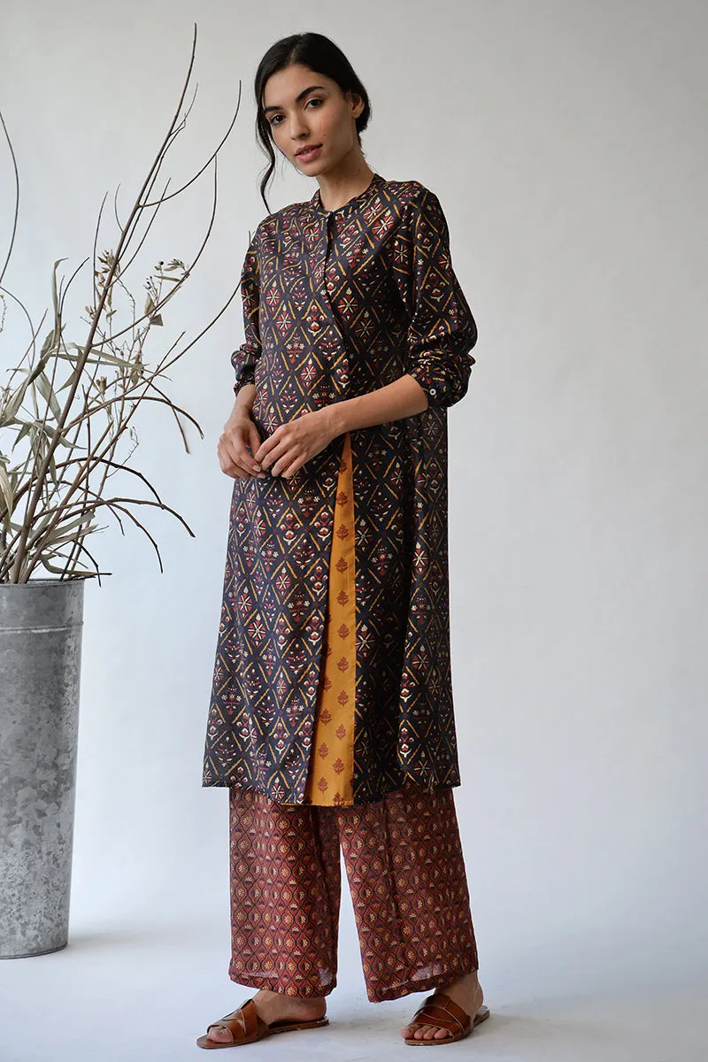 FEZ CONTRAST INSERT TUNIC